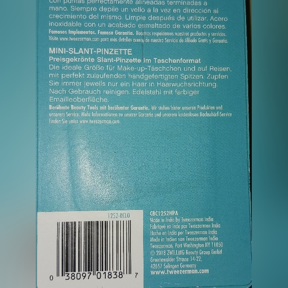 *SEALED* Tweezerman Slant Tweezers Full Size + Mini - Picture 7 of 11